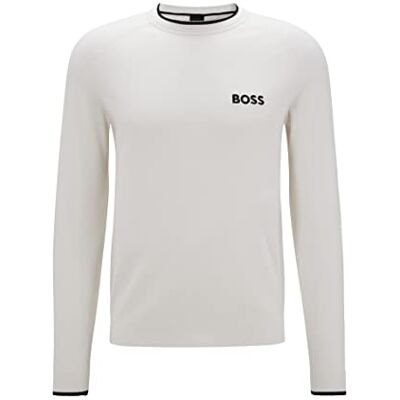 Boss Herr Ralvin Knitwear, vit, XL Boss Herr Ralvin Knitwear, vit, XL
