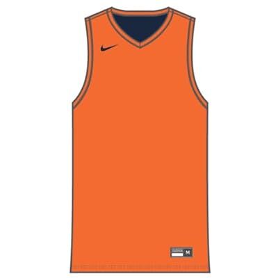 NIKE Mens Team25 Basketball Stock Reversible Jersey Säkerhet Orange NIKE Mens Team25 Basketball Stock Reversible Jersey Säkerhet Orange
