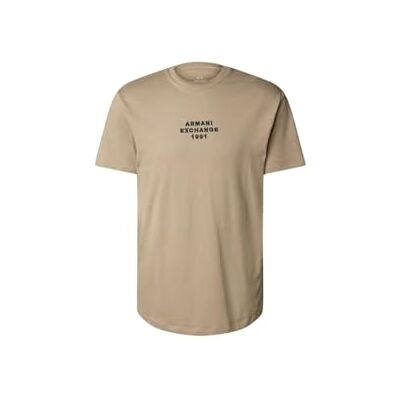 Giorgio Armani Men's Utility Edge, broderad logotyp, normal passform, brun, XS, Rostad cashew, XS Giorgio Armani Men's Utility Edge, broderad logotyp, normal passform, brun, XS, Rostad cashew, XS
