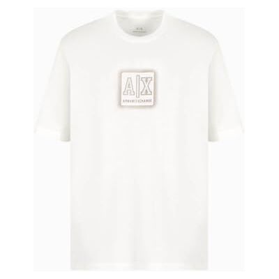 Giorgio Armani Men's Utility Edge, sustainable, sqaure-logotyp, normal passform, vit, M, Vit, M Giorgio Armani Men's Utility Edge, sustainable, sqaure-logotyp, normal passform, vit, M, Vit, M