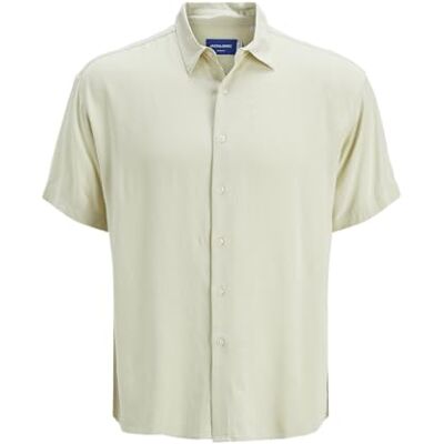 JACK & JONES Jorjoshua viskos skjorta Ss, Celadon Tint, S JACK & JONES Jorjoshua viskos skjorta Ss, Celadon Tint, S