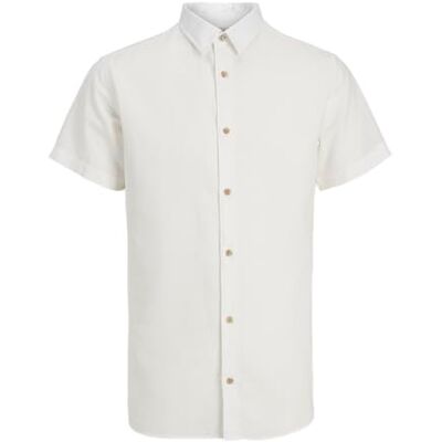 JJ REBEL Jrebmoss Sunny Shirt Ss, Ljus vit, XL JJ REBEL Jrebmoss Sunny Shirt Ss, Ljus vit, XL