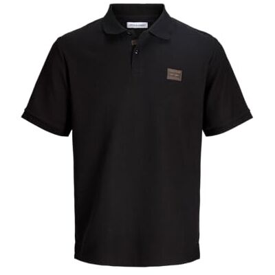 JACK & JONES Jjdaytona Polo Ss, svart, L JACK & JONES Jjdaytona Polo Ss, svart, L