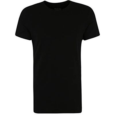 Blend T-shirt för män rund hals, Svart – svart (svart 70155), XL Blend T-shirt för män rund hals, Svart – svart (svart 70155), XL