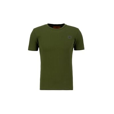 Alpha Industries X-Fit Rib T Shirt för män Dark Green Alpha Industries X-Fit Rib T Shirt för män Dark Green