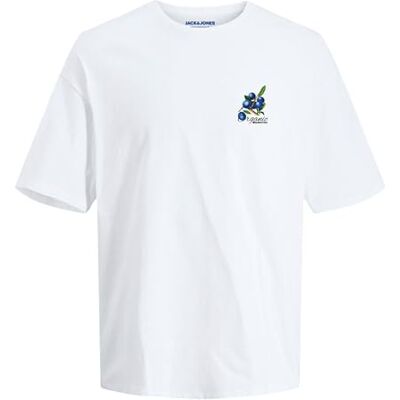 JACK & JONES JACK&JONES JORBRADLEY Berries Tee SS STMAW24, Ljus vit, XL JACK & JONES JACK&JONES JORBRADLEY Berries Tee SS STMAW24, Ljus vit, XL