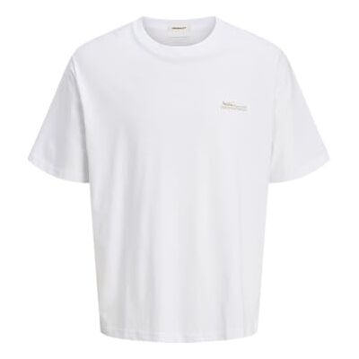 JACK & JONES herr Joracapulco foto back tee Ss crew neck, Ljus vit, M JACK & JONES herr Joracapulco foto back tee Ss crew neck, Ljus vit, M