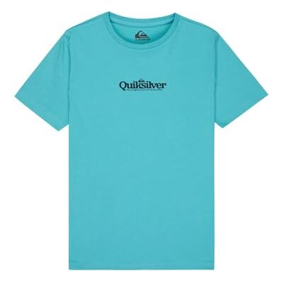 Quiksilver kortärmad T-shirt Fineline SS pojkar blå Quiksilver kortärmad T-shirt Fineline SS pojkar blå