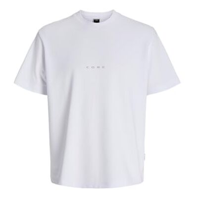 JACK & JONES Jcostance Back text Tee Ss Crew Neck, Ljus vit, L JACK & JONES Jcostance Back text Tee Ss Crew Neck, Ljus vit, L
