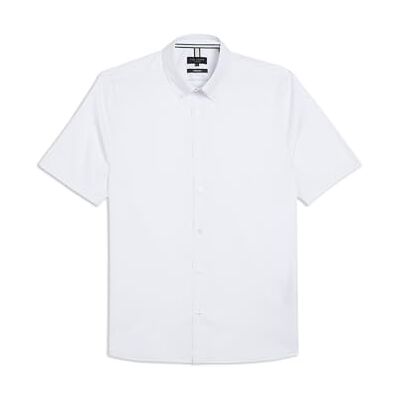 Ted Baker mäns Aldgte Ss Regular Premium Oxford-skjorta, Vitt, L Ted Baker mäns Aldgte Ss Regular Premium Oxford-skjorta, Vitt, L