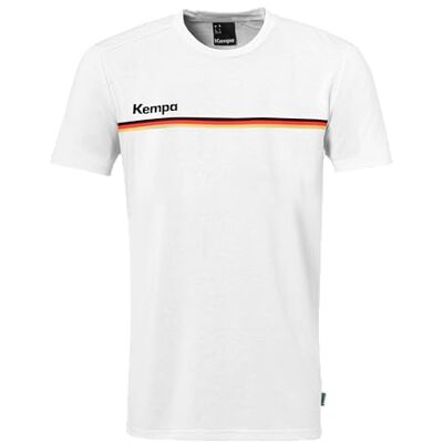 Kempa T-shirt team Germandy t-shirt med tyskt mönster – vit Kempa T-shirt team Germandy t-shirt med tyskt mönster – vit