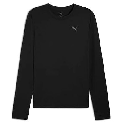 PUMA M CLOUDSPUN LS TEE svart PUMA M CLOUDSPUN LS TEE svart