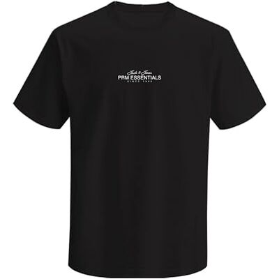 JACK & JONES Jprblacasper Ss Tee FST, svart, L JACK & JONES Jprblacasper Ss Tee FST, svart, L