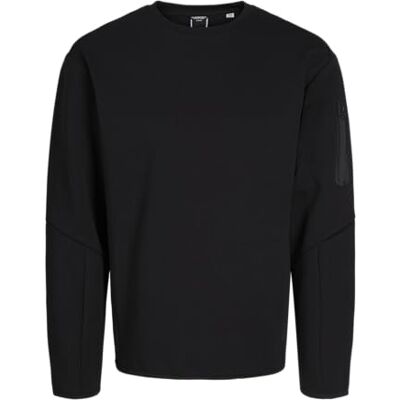 JACK & JONES JACK&JONES Jcofusion Sweat Crew Neck Noos, svart, L JACK & JONES JACK&JONES Jcofusion Sweat Crew Neck Noos, svart, L