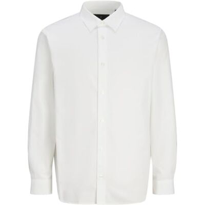 JACK & JONES Jprblabushwick Stanley skjorta L/S Sn, Vit/passform: randig, S JACK & JONES Jprblabushwick Stanley skjorta L/S Sn, Vit/passform: randig, S
