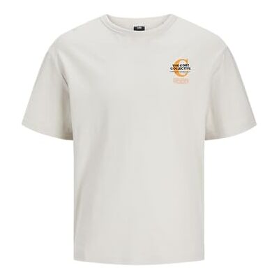 JACK & JONES JACK&JONES JCOHOLGER Tee SS Crew Neck, Moonbeam, L JACK & JONES JACK&JONES JCOHOLGER Tee SS Crew Neck, Moonbeam, L