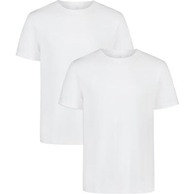 Under Armour herr bomull rund hals undertröja 2-pack – etikettlös mjuk stretch passform, andningsbar och svettabsorberande baslager – vit t-shirt Under Armour herr bomull rund hals undertröja 2-pack – etikettlös mjuk stretch passform, andningsbar och svettabsorberande baslager – vit t-shirt