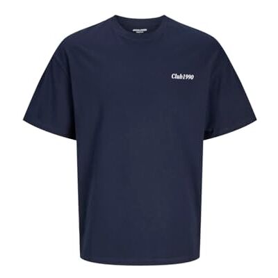 JACK & JONES JACK&JONES JJEBRADLEY Graphic Tee SS O-Neck NOOS, Sky Captain, L JACK & JONES JACK&JONES JJEBRADLEY Graphic Tee SS O-Neck NOOS, Sky Captain, L