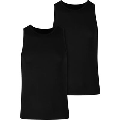 Urban Classics herr-t-shirt 95% viskos, 5% elastan svart L, Svart + svart, L Urban Classics herr-t-shirt 95% viskos, 5% elastan svart L, Svart + svart, L