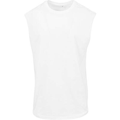Build Your Brand Ärmlös T-shirt för män Build Your Brand Ärmlös T-shirt för män