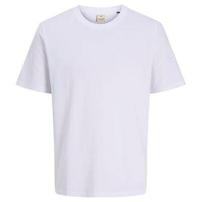 JACK & JONES Jprbluhug Ss Tee, Ljus vit, S JACK & JONES Jprbluhug Ss Tee, Ljus vit, S