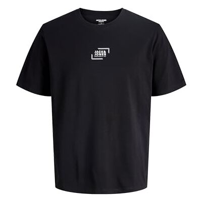 JACK & JONES Jjcorp Graphic Tee Ss O-Neck, svart, XS JACK & JONES Jjcorp Graphic Tee Ss O-Neck, svart, XS