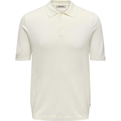 Only & Sons Onswyler Life Reg 14 Ss Polo Knit Noos, Molndansare, XL Only & Sons Onswyler Life Reg 14 Ss Polo Knit Noos, Molndansare, XL