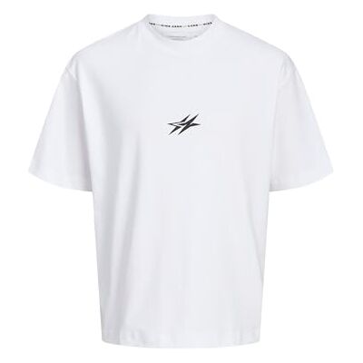 JACK & JONES Jcocnz Berlin grafisk t-shirt Ln, Vit, L JACK & JONES Jcocnz Berlin grafisk t-shirt Ln, Vit, L