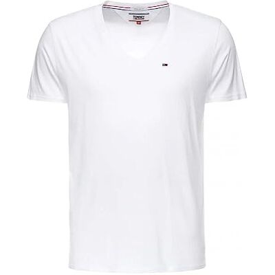 Tommy Jeans Tommy Hilfiger S/S stickade toppar klassisk vit, Klassisk vit, XXS Tommy Jeans Tommy Hilfiger S/S stickade toppar klassisk vit, Klassisk vit, XXS