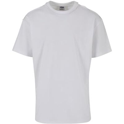 Urban Classics Man T-Shirt Oversized Inside Out Tee, White, M Urban Classics Man T-Shirt Oversized Inside Out Tee, White, M