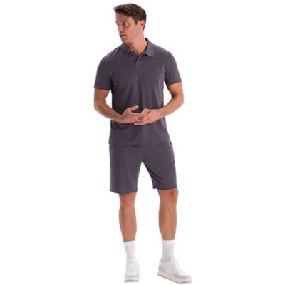 Dagi Smoke Stickad, normal midja, piké, shorts, benshorts, M, Rök, M Dagi Smoke Stickad, normal midja, piké, shorts, benshorts, M, Rök, M