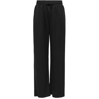 ONLY Onlscarlett Wide byxa SWT Noos, svart, L ONLY Onlscarlett Wide byxa SWT Noos, svart, L