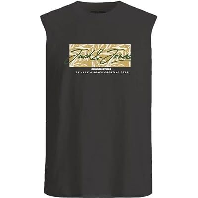 JACK & JONES Jorsplit Tee Sl Crew Neck Fst, svart, L JACK & JONES Jorsplit Tee Sl Crew Neck Fst, svart, L
