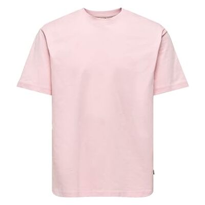 Only & Sons Onsfred Life RLX Ss Tee Noos, Veiled rosa, XS Only & Sons Onsfred Life RLX Ss Tee Noos, Veiled rosa, XS