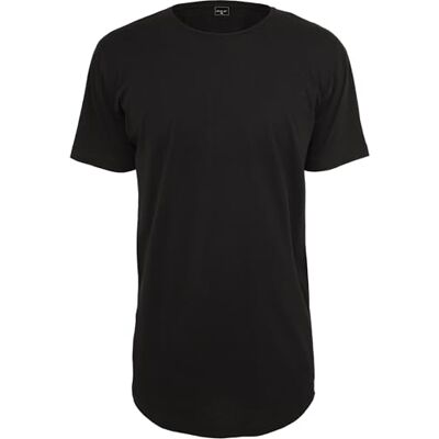 Tee formad lång t-shirt, herr, svart, L, svart, L Tee formad lång t-shirt, herr, svart, L, svart, L