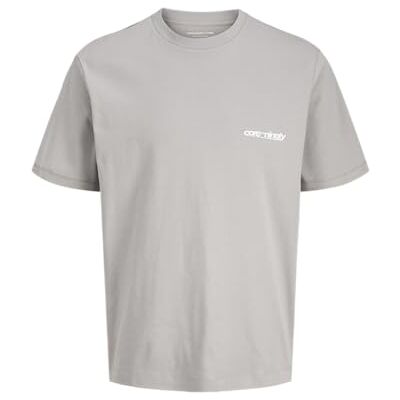 JACK & JONES Jcogrid foto rygg t-shirt Ss crew neck, Paloma, M JACK & JONES Jcogrid foto rygg t-shirt Ss crew neck, Paloma, M