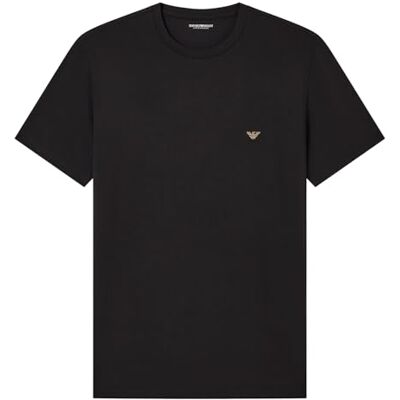 Giorgio Armani Herr mjuk modal rund hals t-shirt brun XL passande passform, Brun, XL Giorgio Armani Herr mjuk modal rund hals t-shirt brun XL passande passform, Brun, XL