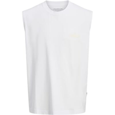 JACK & JONES Herr Jcoinfinity Sun Chest Sl Tee Crew Neck, Ljus vit, XL JACK & JONES Herr Jcoinfinity Sun Chest Sl Tee Crew Neck, Ljus vit, XL
