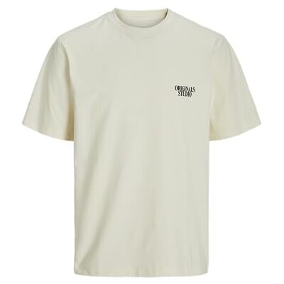JACK & JONES JACK&JONES JORROXBURY Collage Tee SS Crew Neck, Antik vit, L JACK & JONES JACK&JONES JORROXBURY Collage Tee SS Crew Neck, Antik vit, L