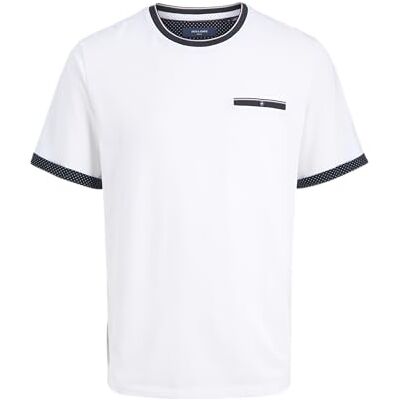 JACK & JONES Jprbluhubo Tee Ss Crew Prau25, Ljus vit, XS JACK & JONES Jprbluhubo Tee Ss Crew Prau25, Ljus vit, XS