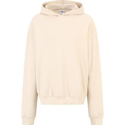 Urban Classics Rib Terry Boxy huvtröja för män, softseagrass, L, softseagrass, L Urban Classics Rib Terry Boxy huvtröja för män, softseagrass, L, softseagrass, L