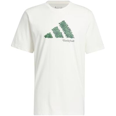 adidas För Män Court Therapy Graphic Tee, Off White, L adidas För Män Court Therapy Graphic Tee, Off White, L