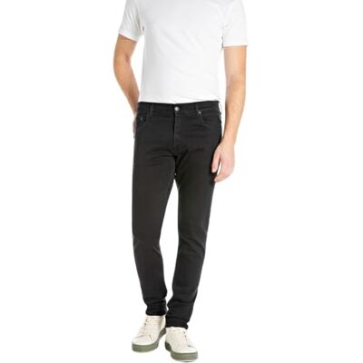 Replay herr jeans, 098 svart, 36W / 34L Replay herr jeans, 098 svart, 36W / 34L