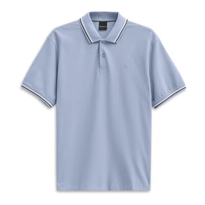 bugatti Pikétröja för män, bomull, modern passform, basic, 330 blågrå, 3XL bugatti Pikétröja för män, bomull, modern passform, basic, 330 blågrå, 3XL