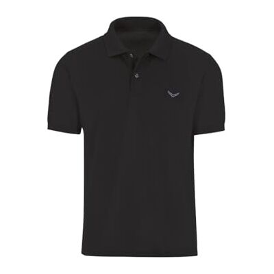 Trigema Pikétröja för män, Svart, 5XL Trigema Pikétröja för män, Svart, 5XL