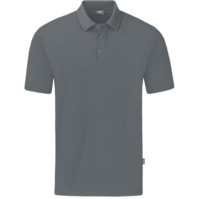 JAKO Män polo ekologisk stretch, stengrå, C6321-840, L JAKO Män polo ekologisk stretch, stengrå, C6321-840, L