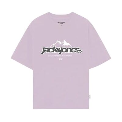 JACK & JONES Jcoflare Front Tee Ss Crew Neck FST, Ljuslila, M JACK & JONES Jcoflare Front Tee Ss Crew Neck FST, Ljuslila, M