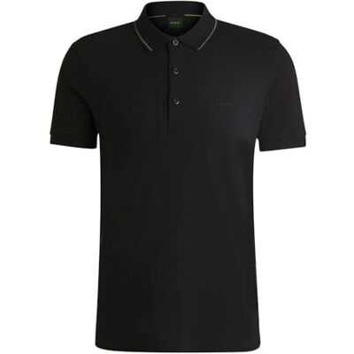 Boss Piké för män, svart5, XXL Boss Piké för män, svart5, XXL
