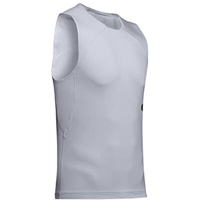 Under Armour Herr Ua Rush kompression ärmlös gymkläder för män med rush-teknik, kompression passform sportväst för män Under Armour Herr Ua Rush kompression ärmlös gymkläder för män med rush-teknik, kompression passform sportväst för män