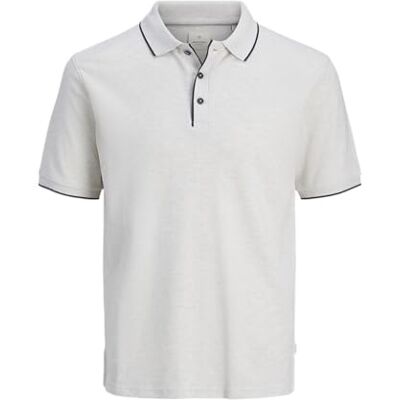 JACK & JONES Jprcclogan Ss Polo, Vit, L JACK & JONES Jprcclogan Ss Polo, Vit, L